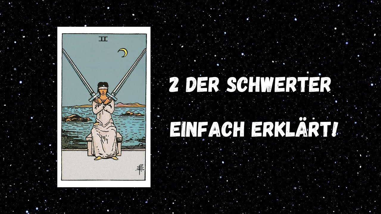 2 der Schwerter - Einfach erklärt | Symbolik und Bedeutung | #tarotberlin #tarot #tarotkarten