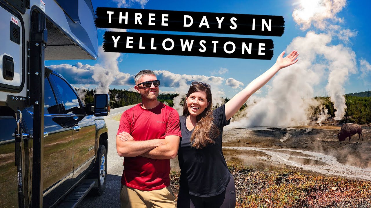 Roaming Through YELLOWSTONE | Epic Truck Camper Adventure in 3 Days!