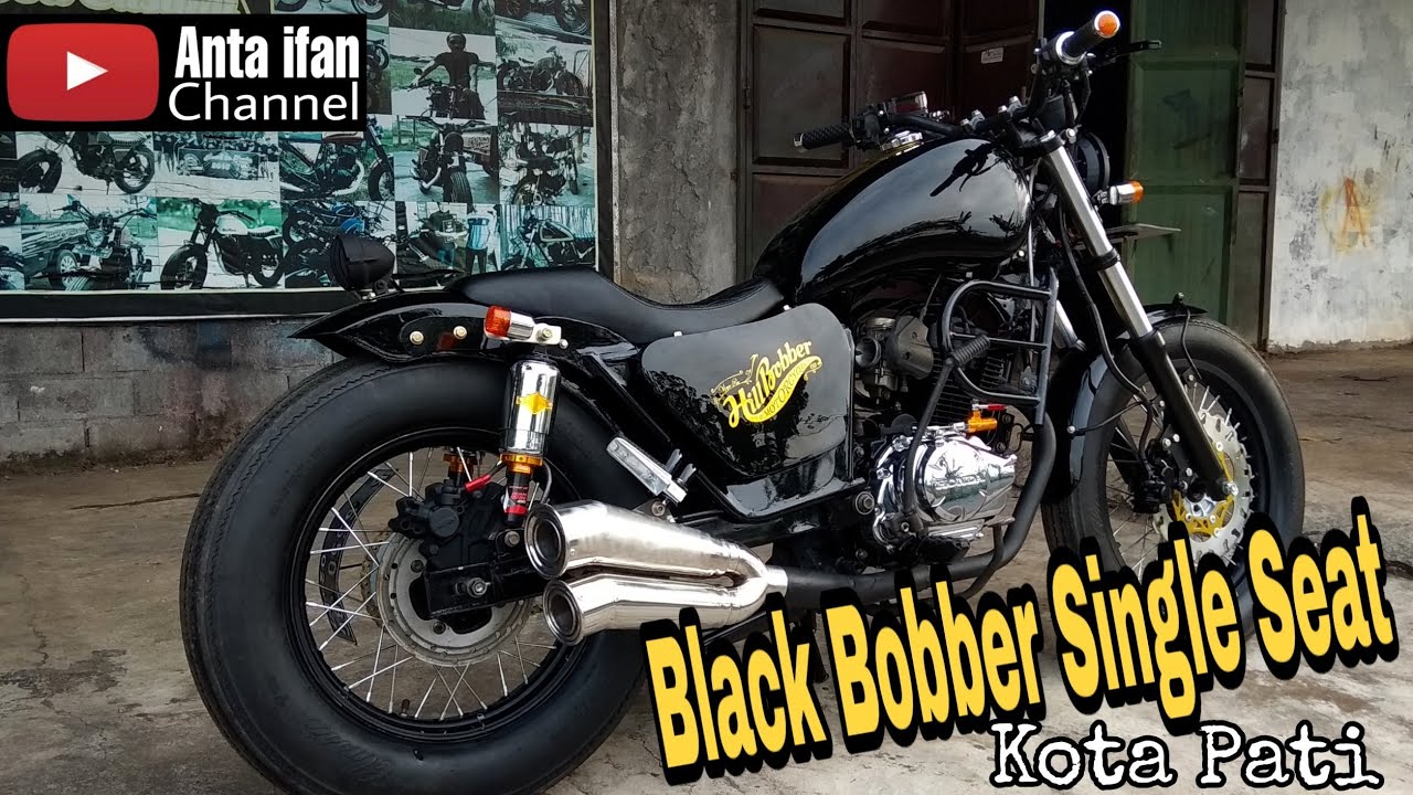 Megapro Black Bobber Single Seat