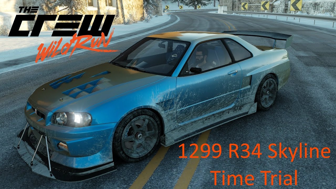 1299 Nissan R34 Skyline Perf-Spec Time Trial (1440p 60fps) ► The Crew Wild Run