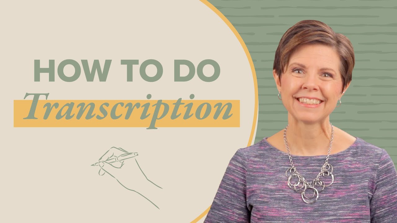 How to Do Transcription in a Charlotte Mason Homeschool