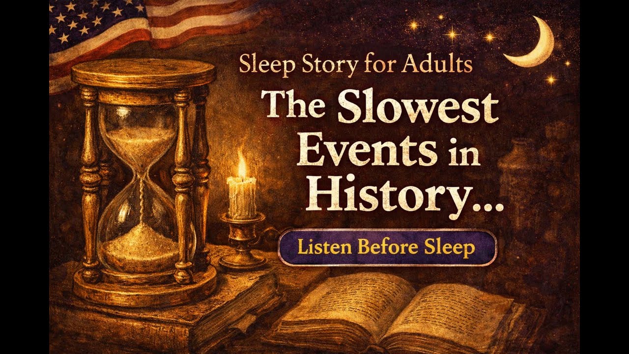 Sleep Story for Adults The Slowest Events in History | sleeping history | Academic Vision