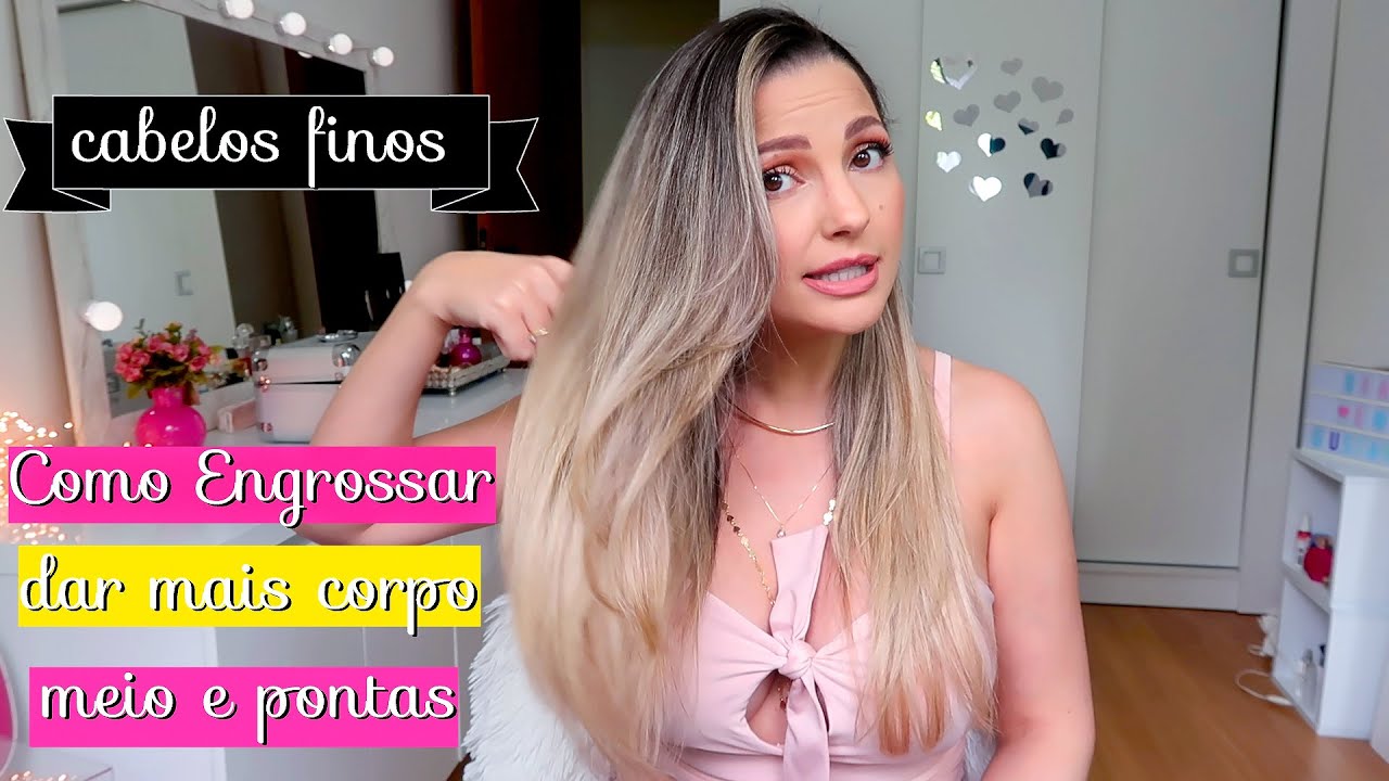 CABELOS FINOS | COMO ENGROSSAR (meio e pontas) Por Bia Munstein