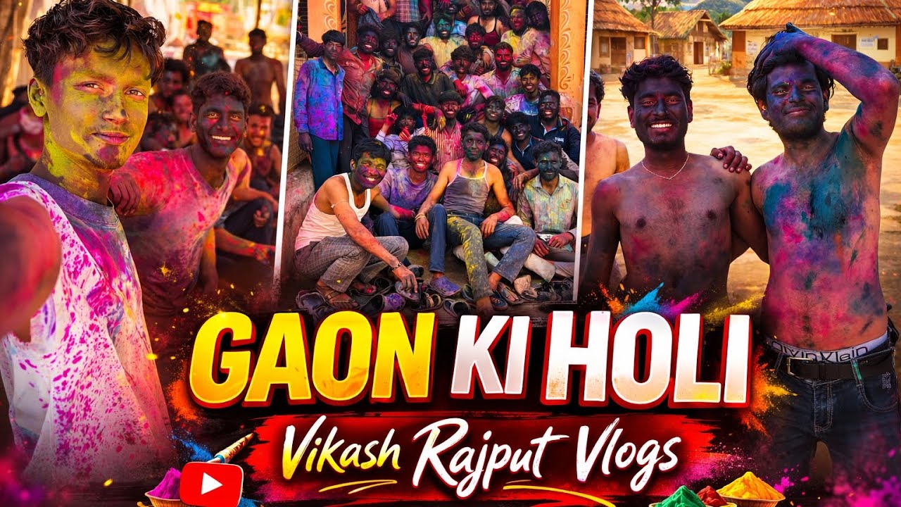 गांव की होली #subscribe #varlivideo #funny #holi #subscribe 