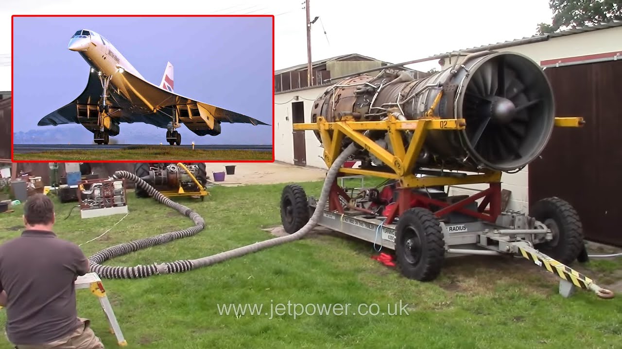 Concorde Olympus 593 LP crank test using Williams WR27 - JetPower.co.uk