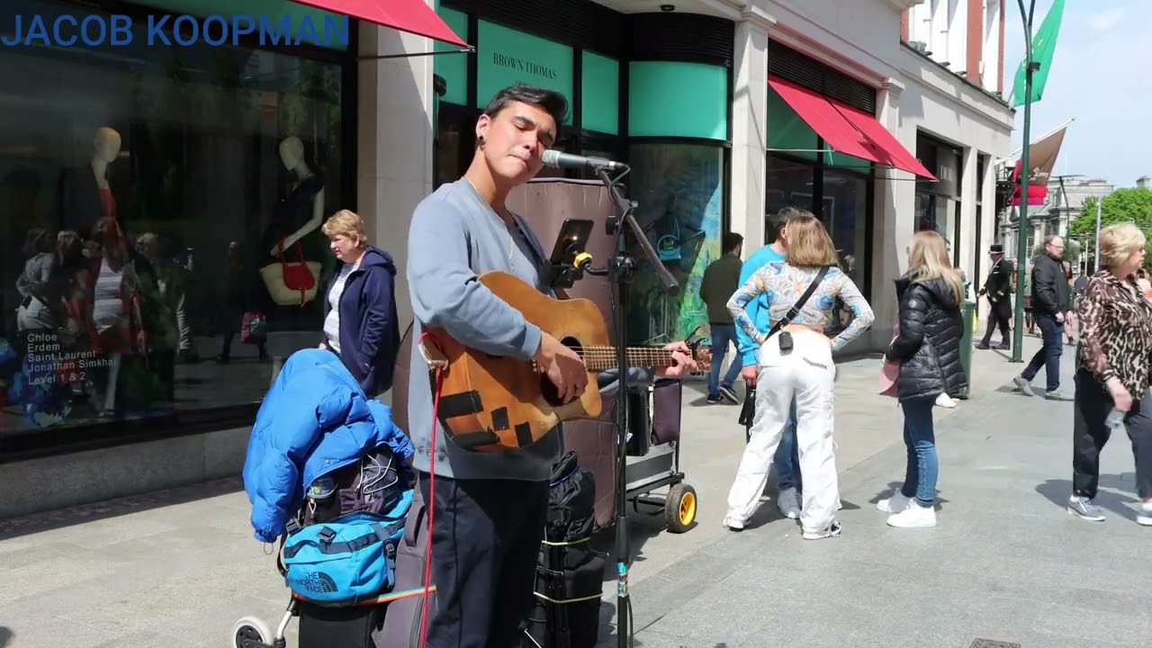 Jacob Koopman Live Cover of Imagine from Grafton Street Dublin