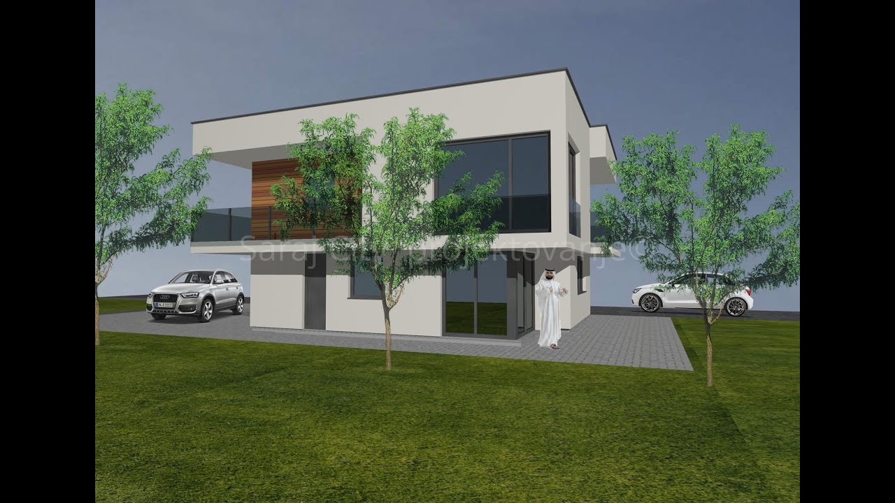 PROJEKAT MODERNE KUĆE TIP 1 ( modern house plan)