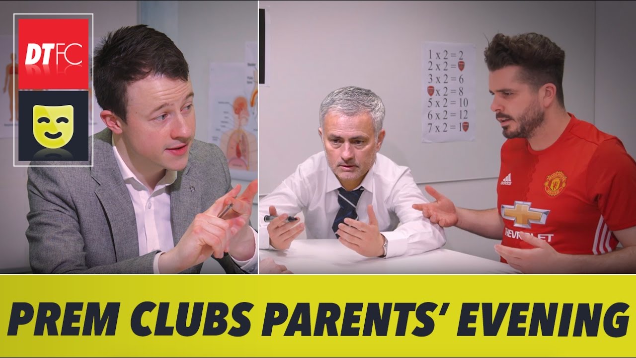 When Premier League clubs go to parents' evening