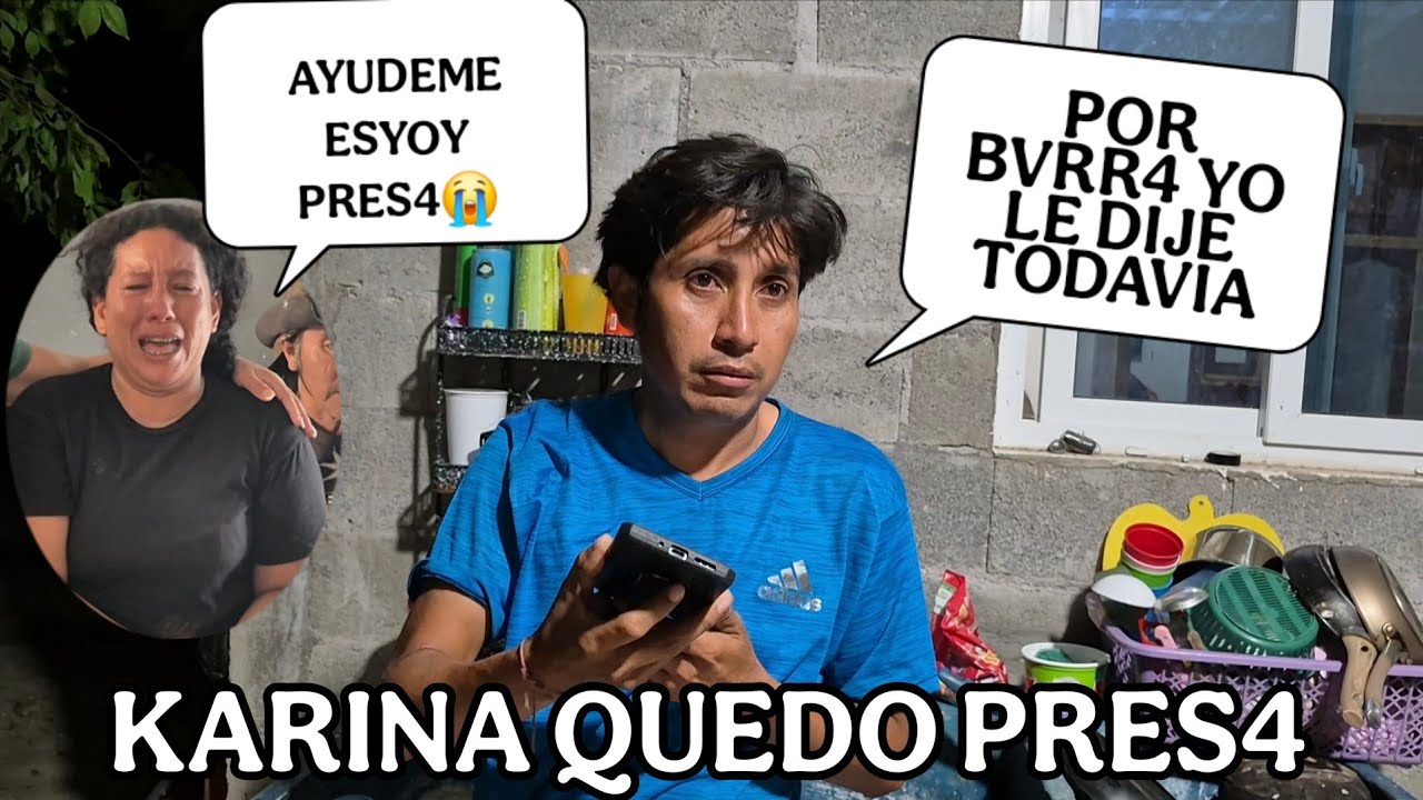 KARINA llorando le reclamar a BRAYAN por no apoyarla