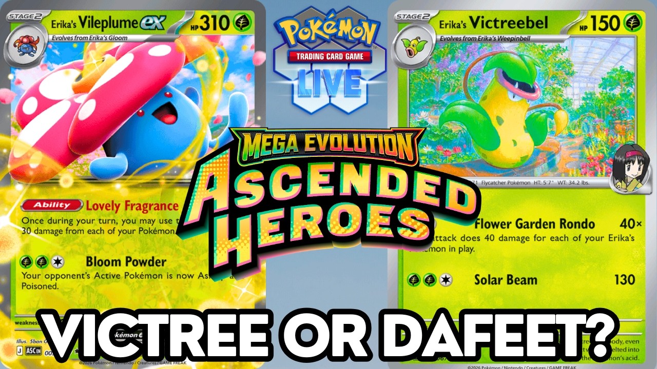 Can I win with both Erika’s Vileplume ex and Victreebel?