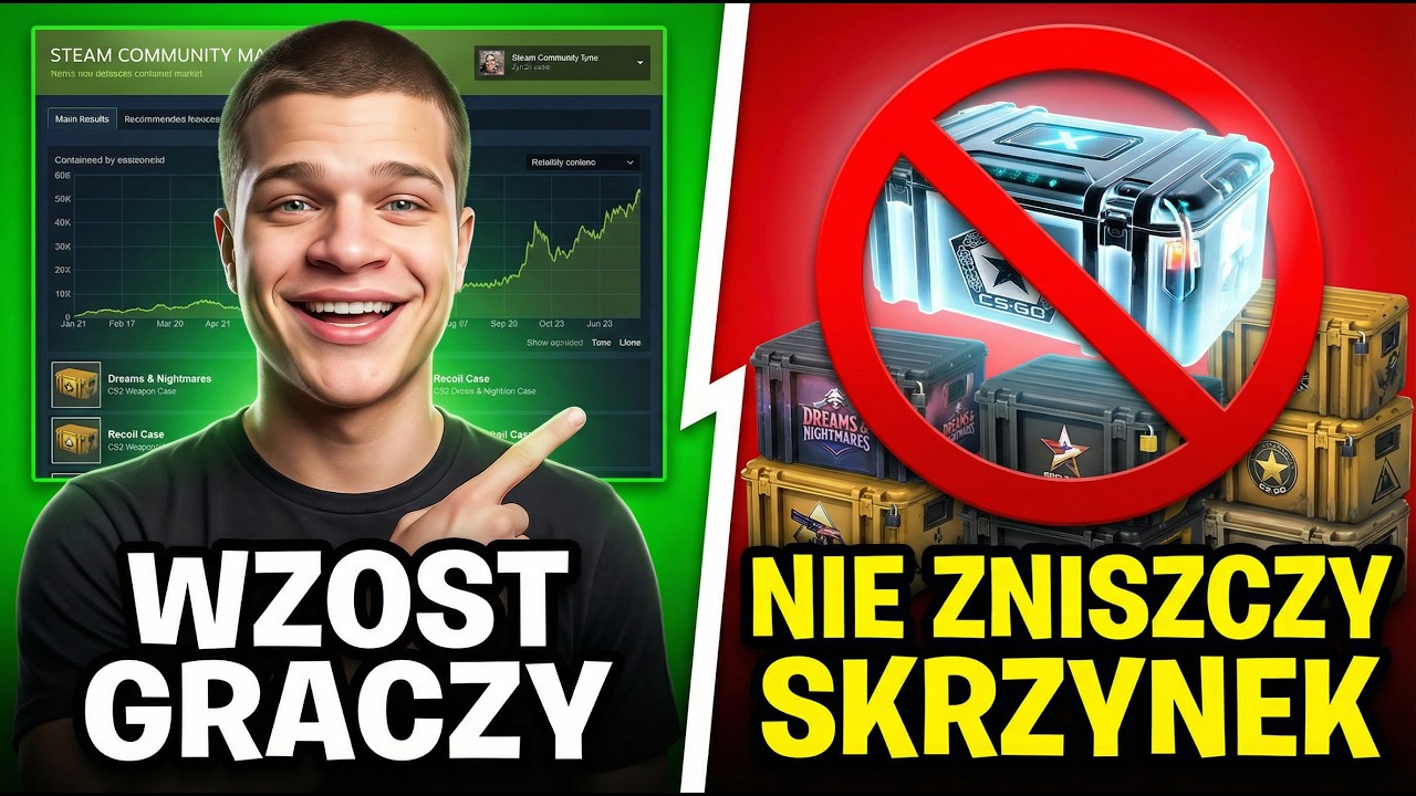 Jynxzi gra w cs2 - to znaczy wzrosty na rynku? |X-Ray nie zniszczy skrzynek?|