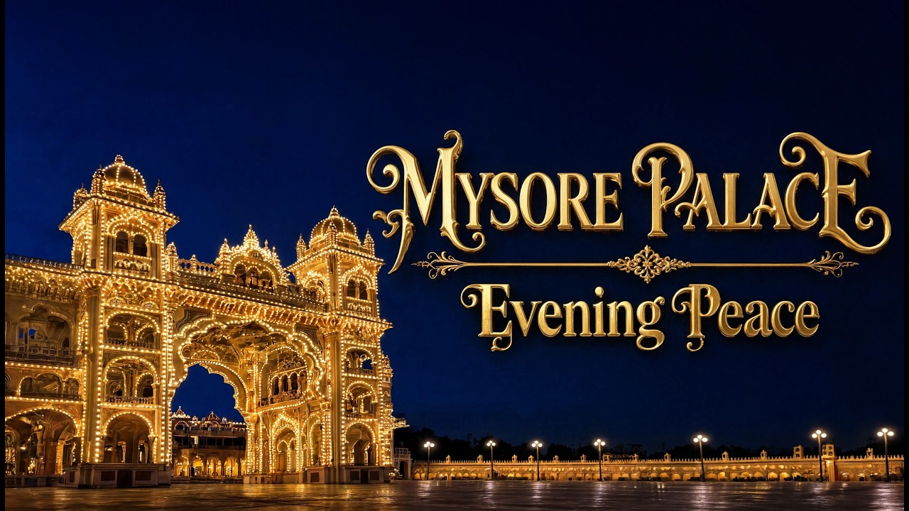 Evening at Mysore Palace | Flute, Sitar & Tabla Music for Meditation