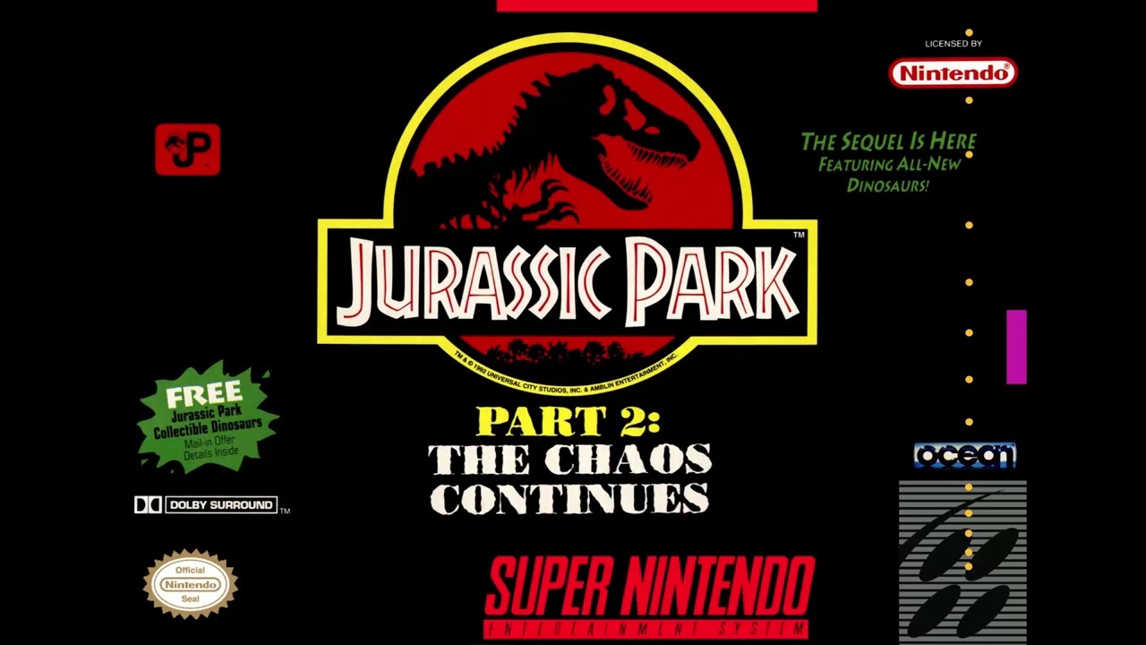 Jurassic Park 2: The Chaos Continues - Blockade (SNES OST) *REUPLOAD*