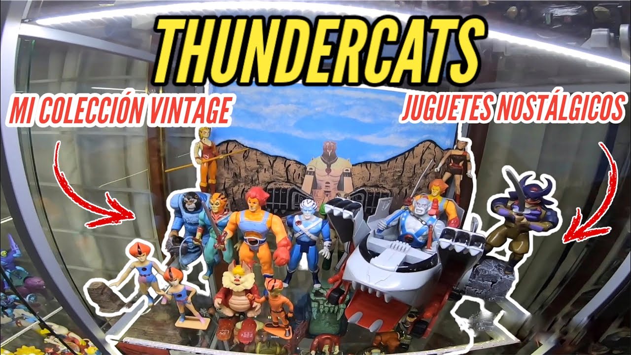 MI COLECCION DE THUNDERCATS VINTAGE - JUGUETES DE LA INFANCIA LJN TELEPIX -CARICATURAS RETRO