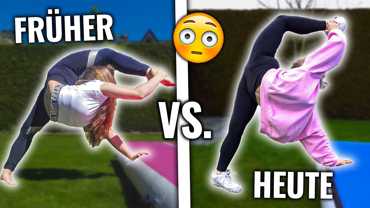 GYMNASTICS BEFORE VS. TODAY!🤸🏼&zwj;♀️ (very painful!😩) - DAILY VIDEO 37