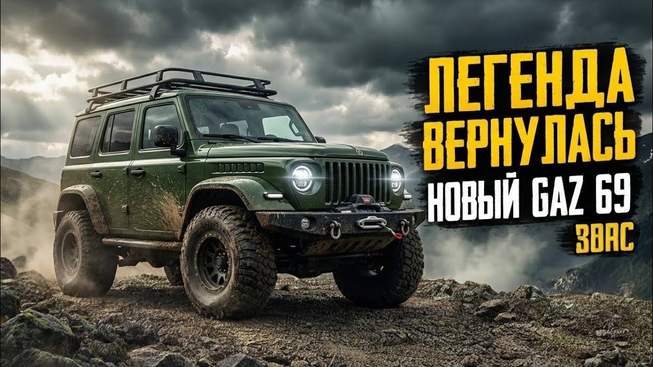 ЛЕГЕНДА ВЕРНУЛАСЬ! 😱 НОВЫЙ GAZ-69 2026 — БРУТАЛЬНЫЙ ВНЕДОРОЖНИК ИЗ ПРОШЛОГО