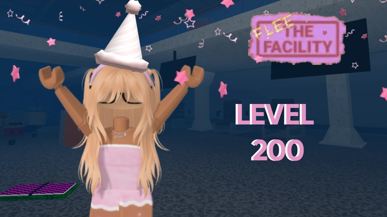 REACHING LEVEL 200! | ROBLOX FLEE THE FACILITY
