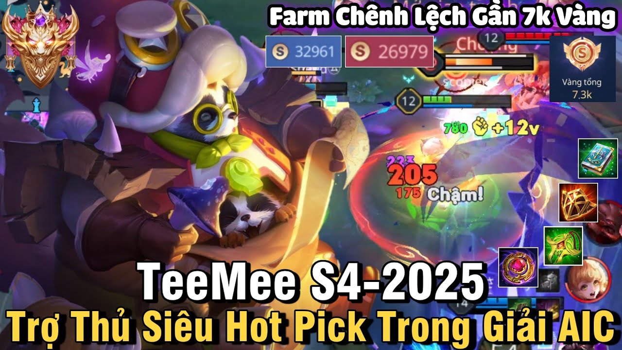 TeeMee S4-2025 Li&ecirc;n Qu&acirc;n Mobile | C&aacute;ch Chơi, L&ecirc;n Đồ, Ph&ugrave; Hiệu, Bảng Ngọc Cho TeeMee S4 2025 Đi SP