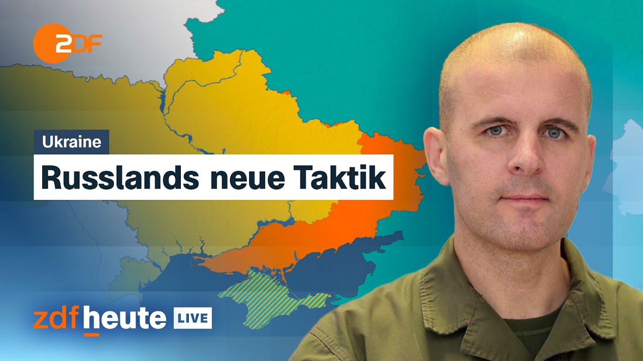 Ukraine: Wie Putins Soldaten die Front durchbrechen wollen | Oberst Reisner bei ZDFheute live
