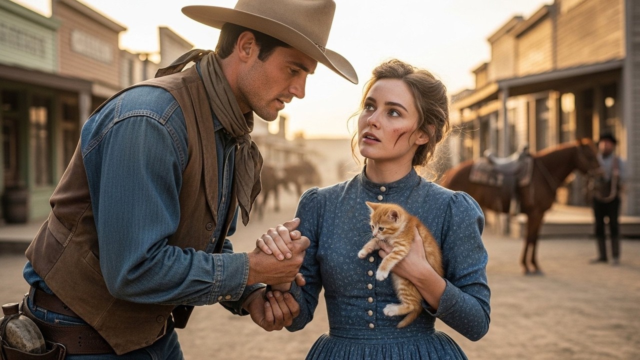 The Cautious Cowboy Found Happiness After A Woman And Her Delightful Kitten Made Life Fun