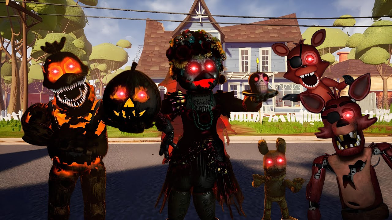 The Fast Foxy And Bonnie & TJoC Ignited In Hello Neighbor. Enjoy full gameplay