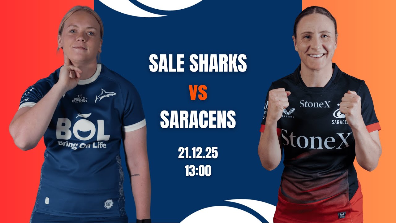LIVE Premiership Women's Rugby | Sale Sharks v Saracens
