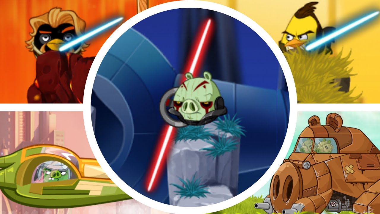 Angry Birds Star Wars II - All Boss Fights