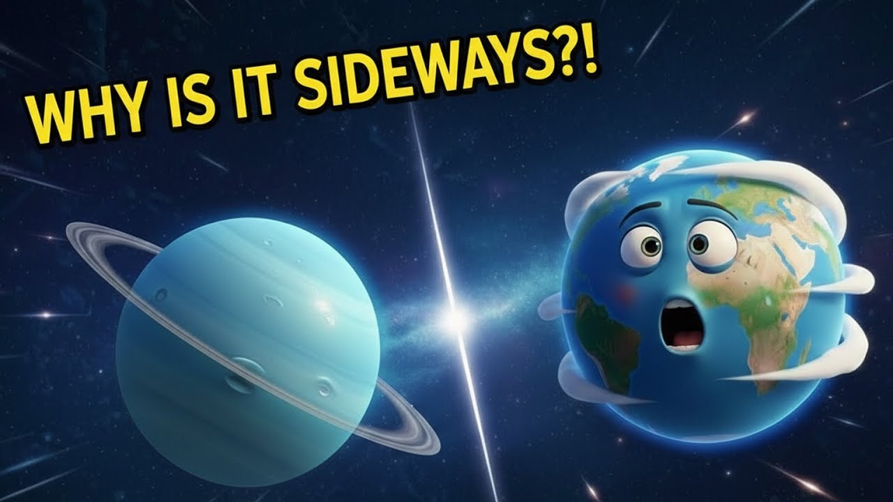 Why Uranus Is Tilted Sideways 🤯 The Weirdest Planet Explained
