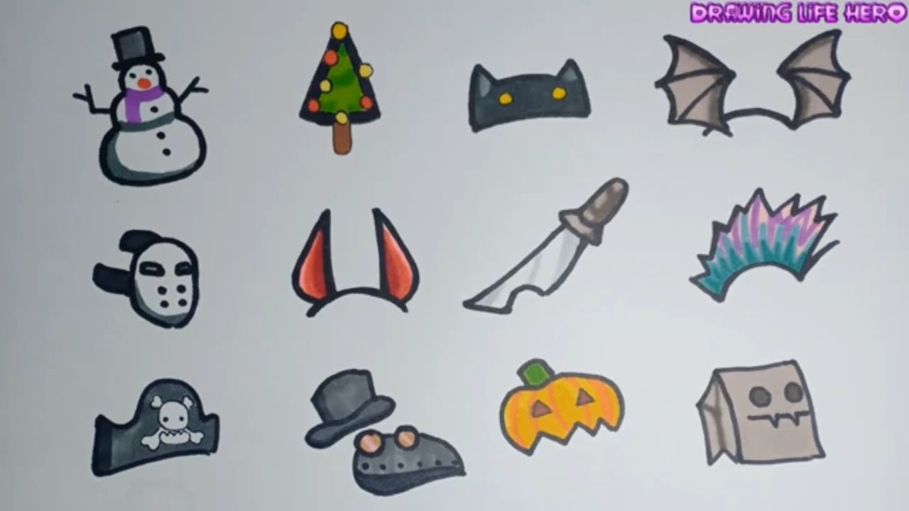 How to draw hats in among us   part 1
