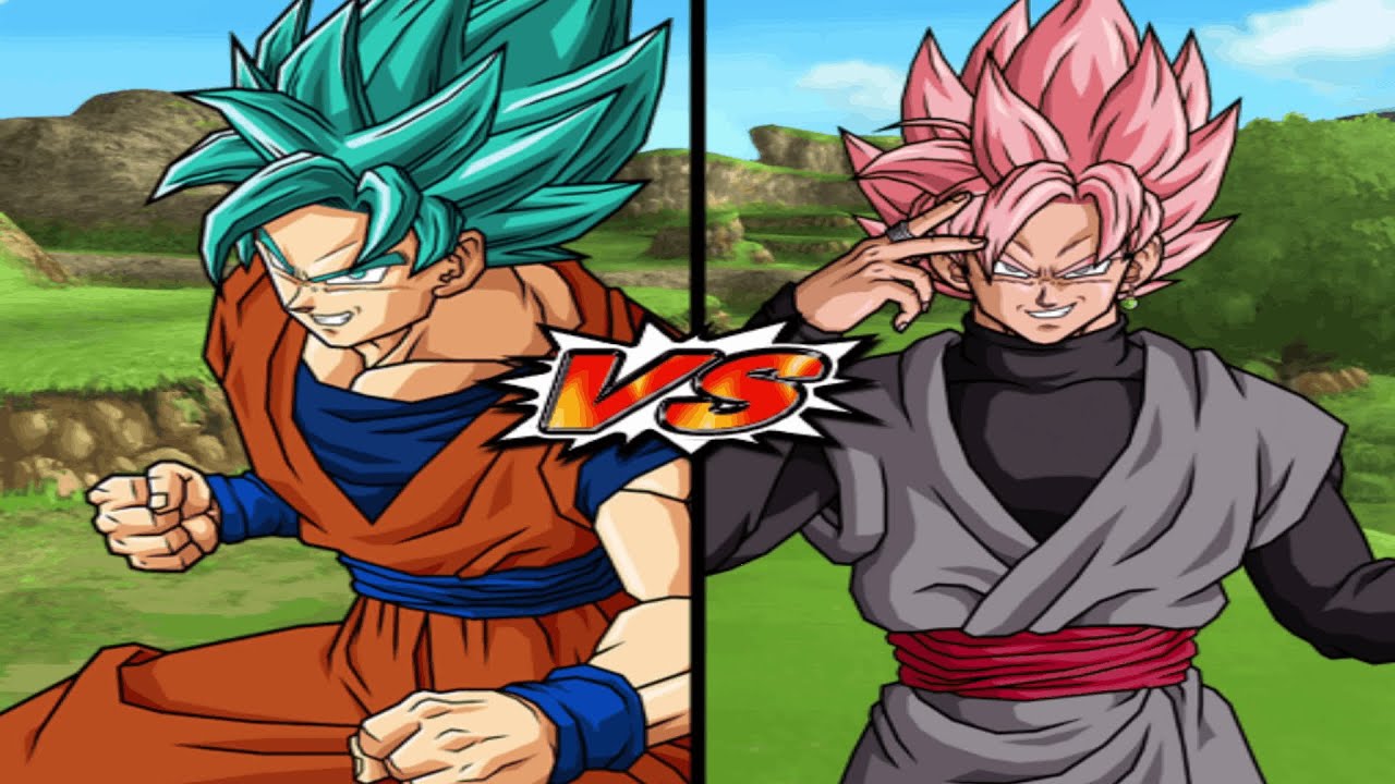 Dragon Ball Z Budokai Tenkaichi 4 - PS2 - Goku SSJ Blue vs. Goku Black SSJ Rosé (1080p HD)