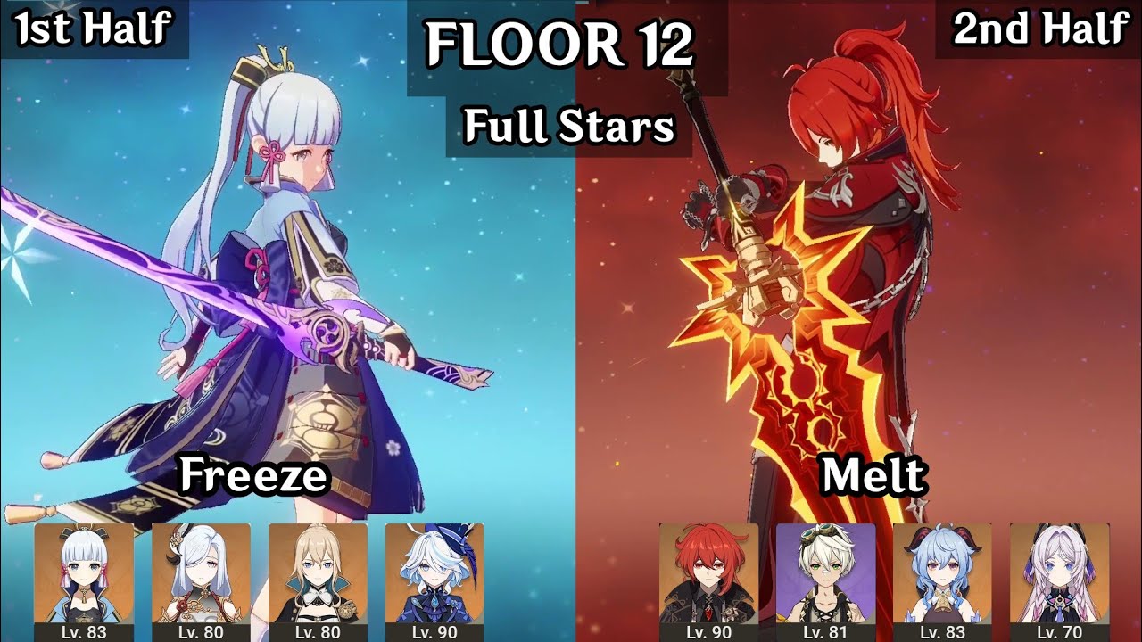 Ayaka Freeze + Diluc Melt (ft.Citlali) | 5.3 Spiral Abyss Floor 12 9 Star | Genshin Impact