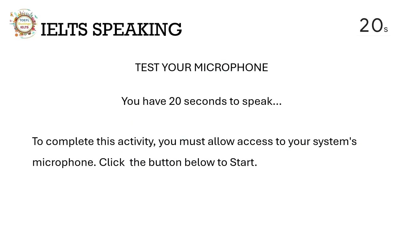 IELTS Speaking Practice Test (2026 Feb. Test 1)