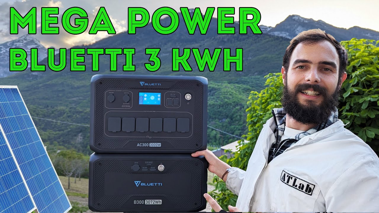 Ci Alimento una Casa con la Mega Power Station da 3 kWh BLUETTI AC300 + B300 - Energia Rinnovabile