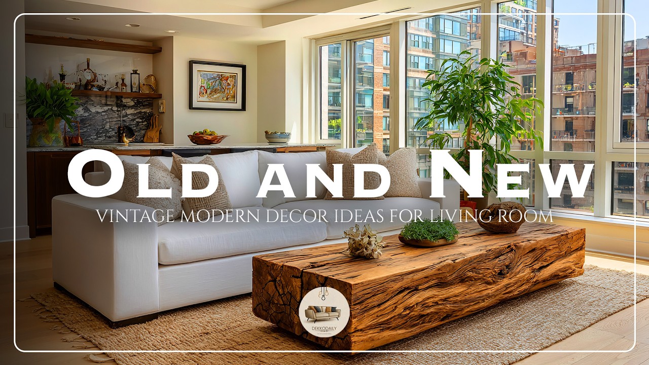 Mix Old and New Home Decor Like a Pro This Summer | Vintage Meets Modern Style