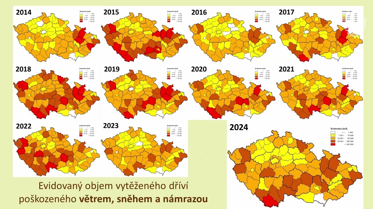 Výskyt lesních škodlivých faktorů na území Česka v roce 2024 a prognóza 2025 | Konferencia APOL 2025