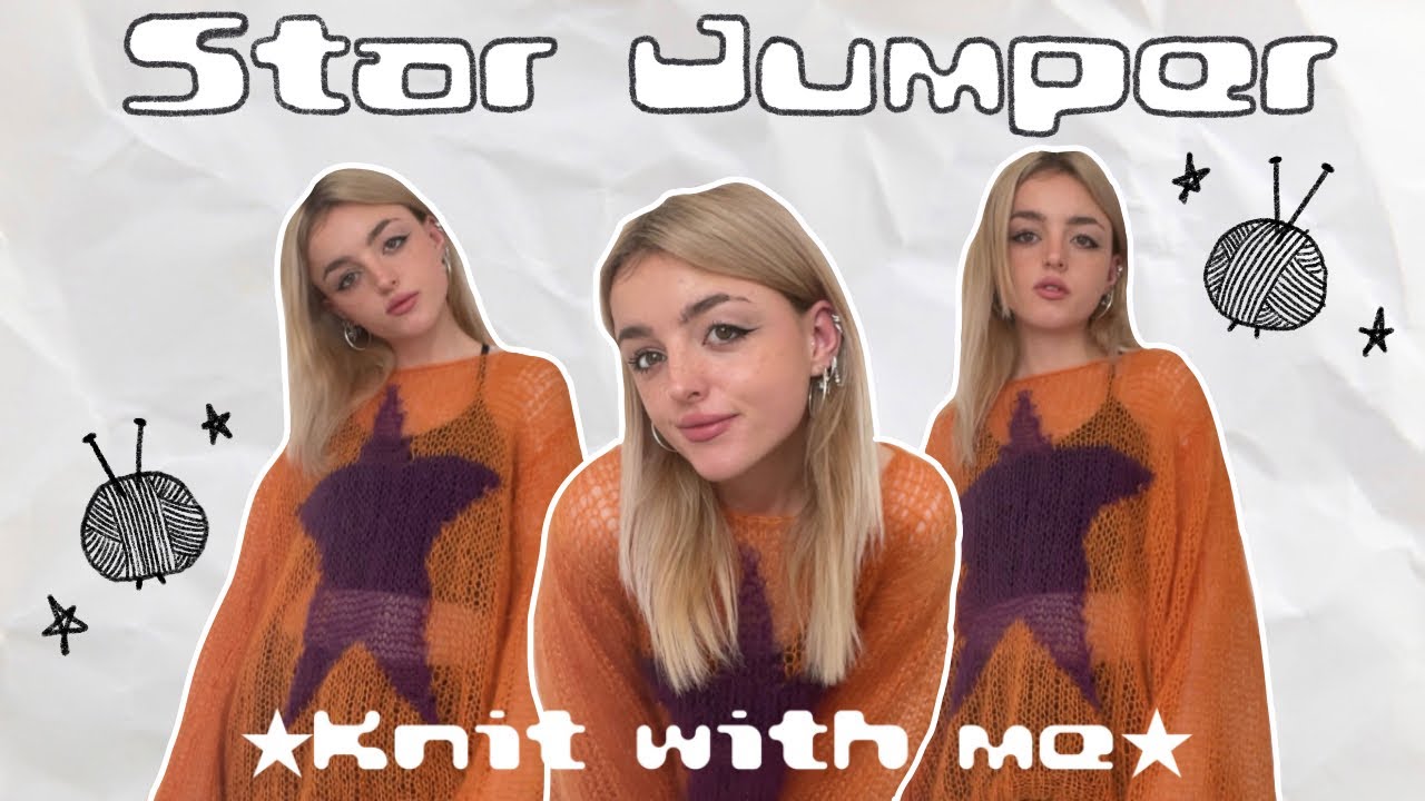 ★ Star jumper tutorial | knit with me! ★
