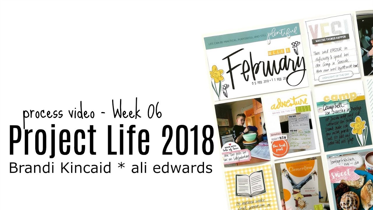 Project Life Scrapbooking: 06/2018 * Brandi Kincaid * ali edwards