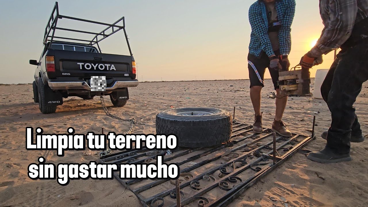 Como limpiar y emparejar un terreno sin gastar mucho