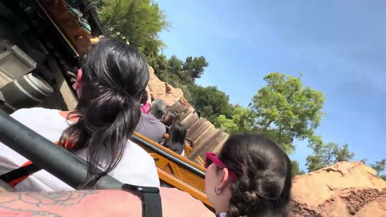 Disneyland Big Thunder mountain POV 