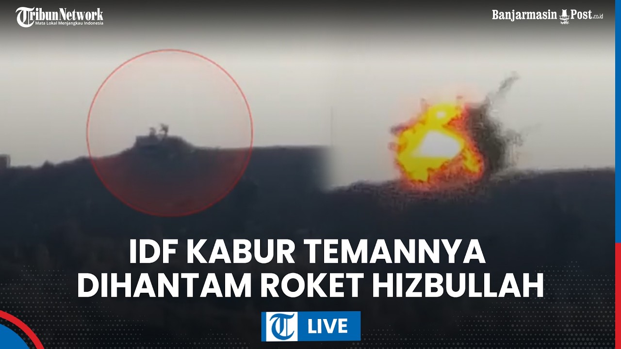 LIVE: Detik-detik Kumpulan Tentara Israel Diledakkan Hizbullah di Atas Bukit, IDF Panik Kabur