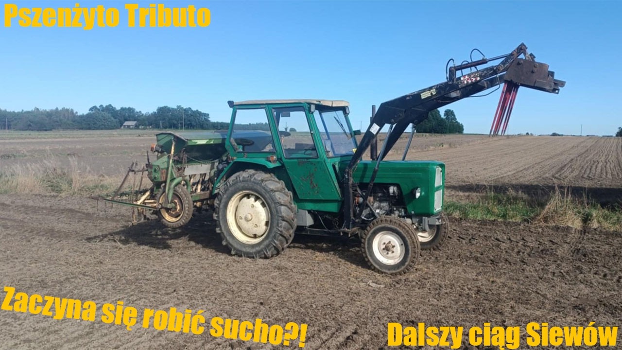 🇵🇱Dalszy ciąg Siewów 2025☆Pszenżyto Tributo!!☆Zaczyna się Robić Sucho?☆U-R-S-U-S & AmazoneVlog 
