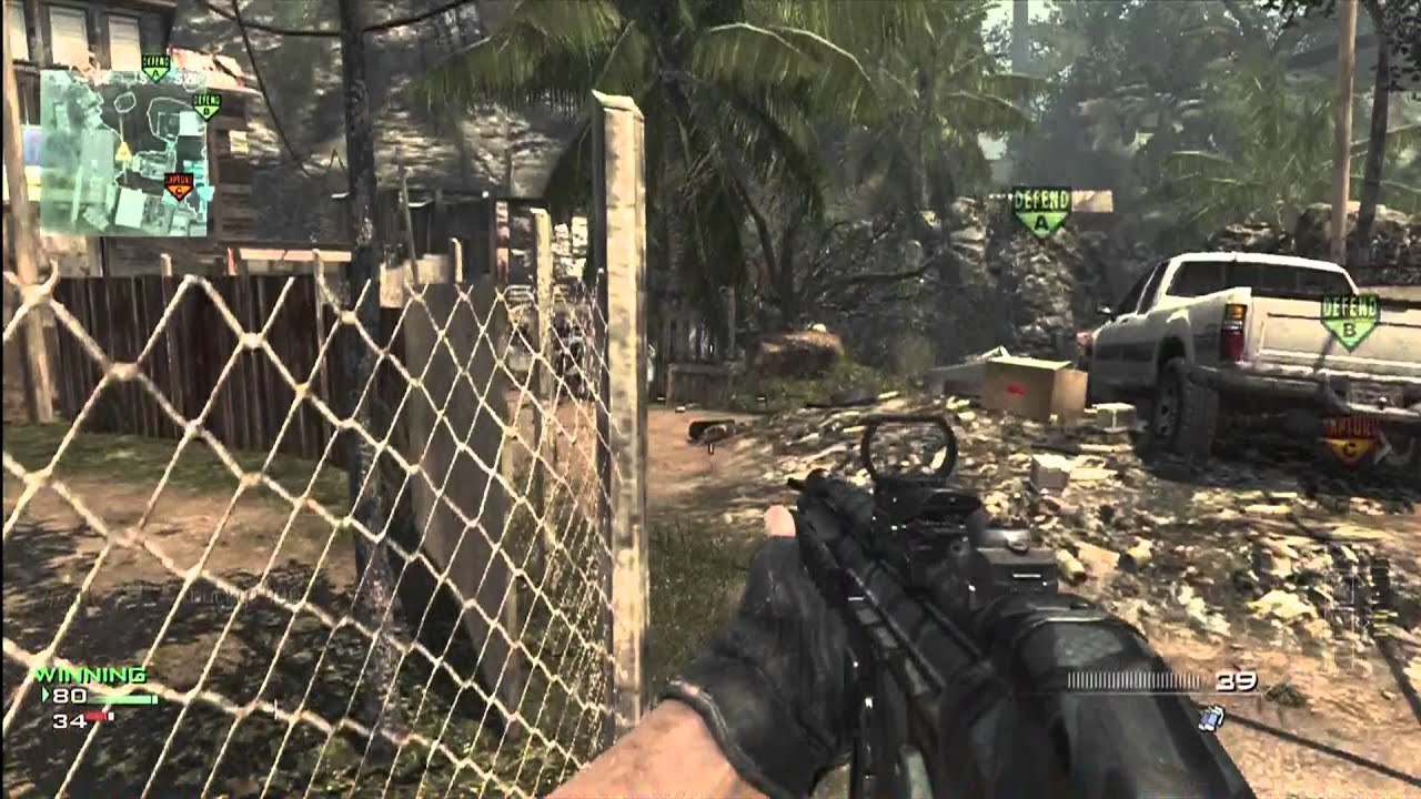 MW3 MP5 Gameplay - 56-8 - Domination Village