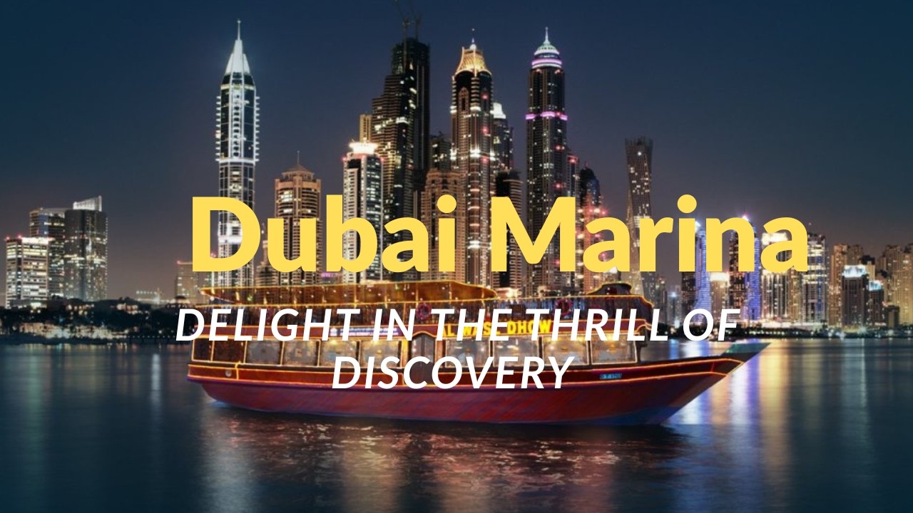 Dubai Marina Cruise with Live music shows and Dinner.