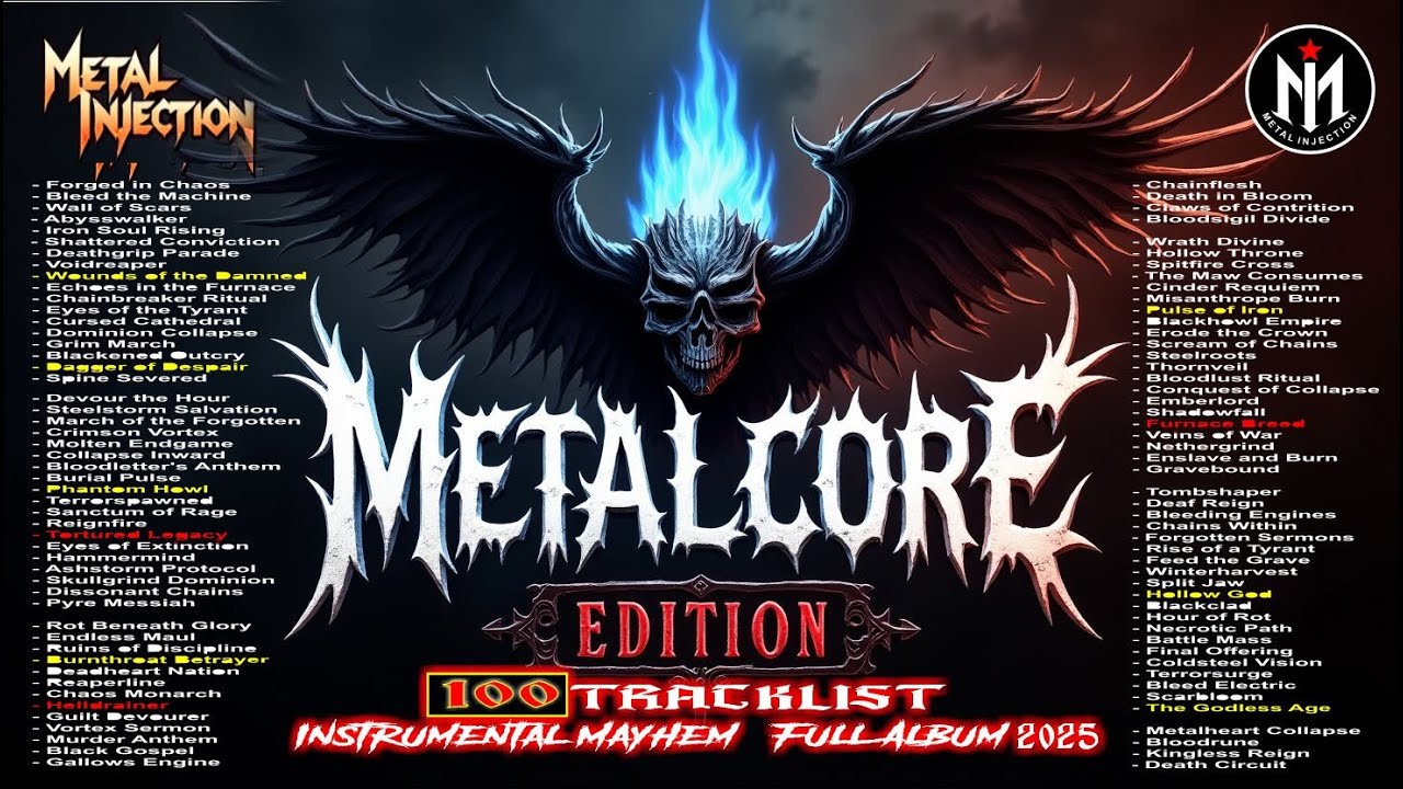 METALCORE Edition &mdash; Instrumental Mayhem | Full Album 2025 | METAL INJECTION VOL : 26 | 100 TRACKLIST