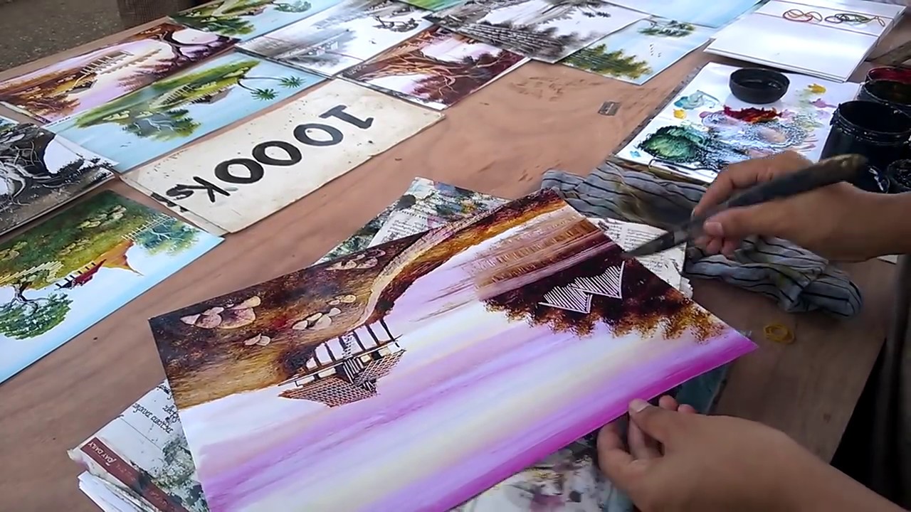 Myanmar street painter | Amazing