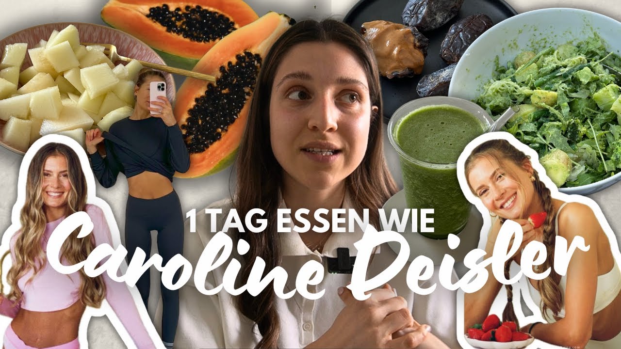 ich esse 1 Tag wie CAROLINE DEISLER | vegan, raw, zuckerfrei