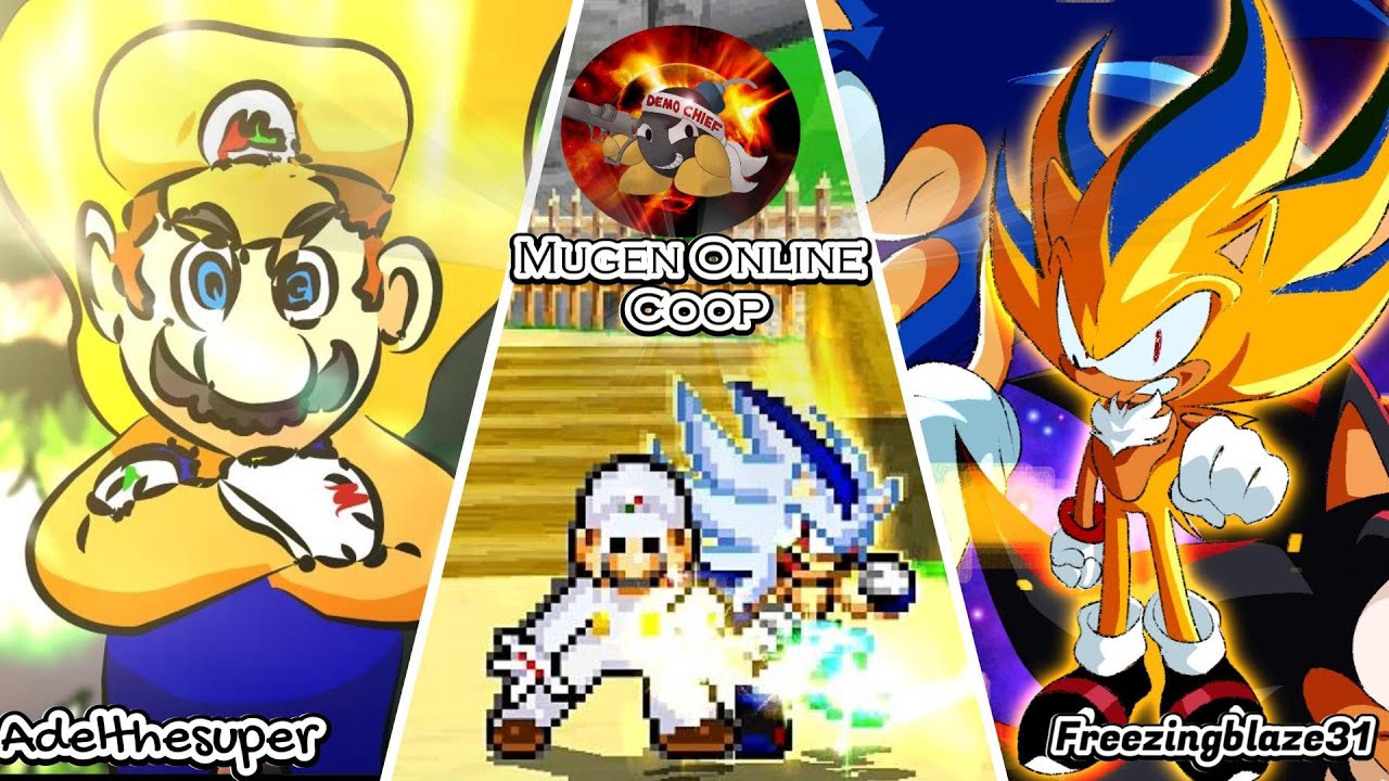 💣Mugen Online Coop:  Marigi and Sonow !!!! #mugenjus  (Downloads)😁