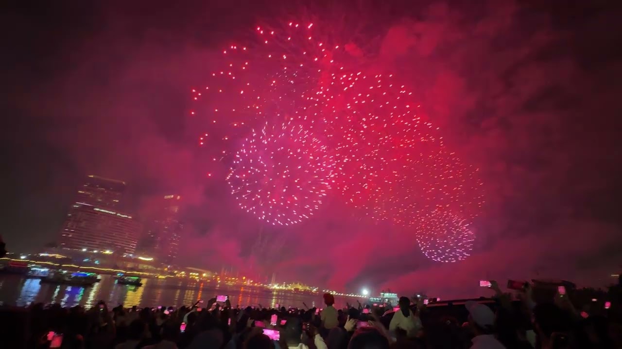 New year 2024 Jadaf . Dubai