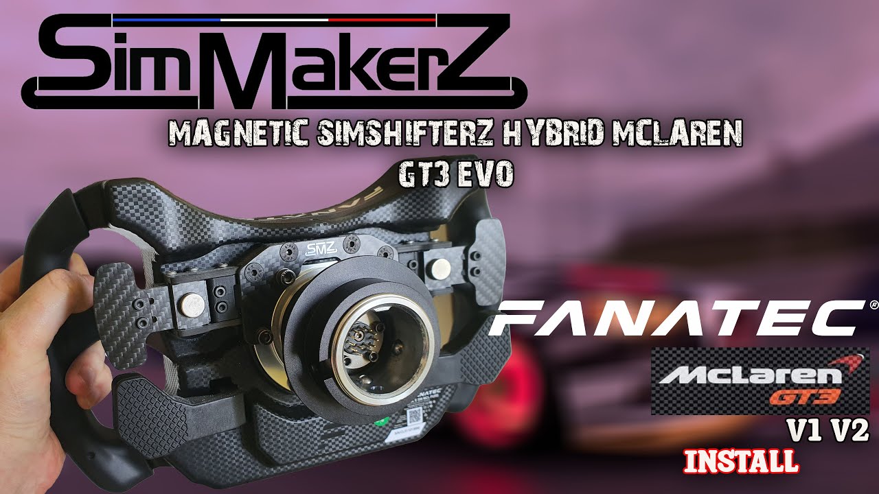 SimMakerZ Fanatec GT3 V1&V2 Paddle Shifter Install