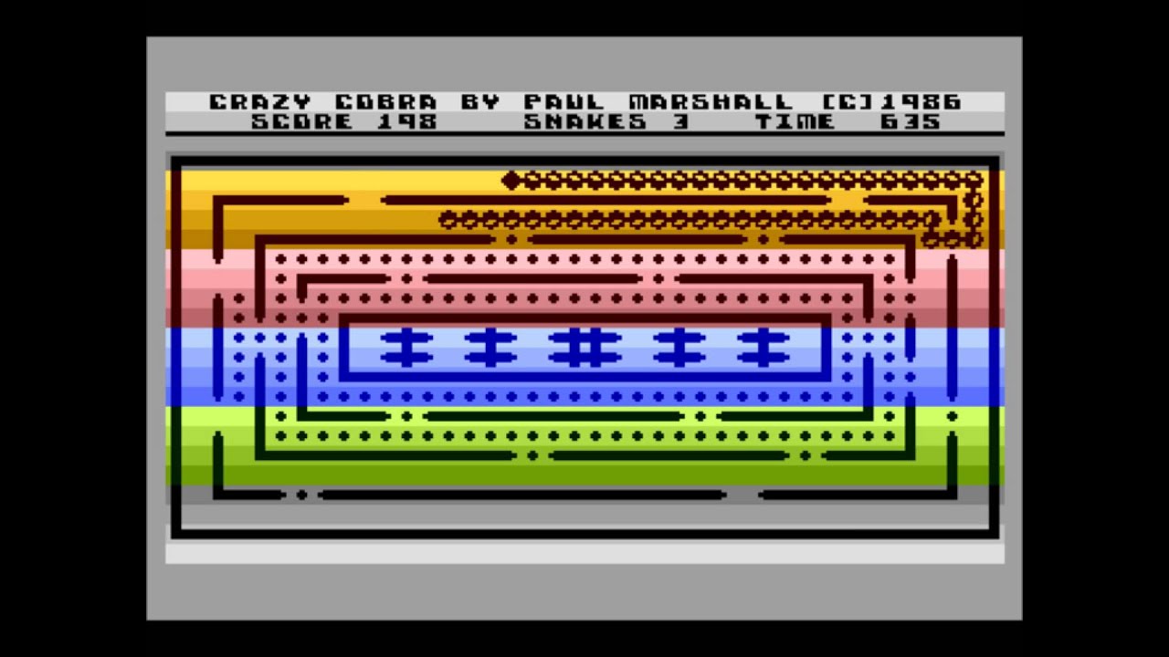 Crazy Cobra for the Atari 8-bit family